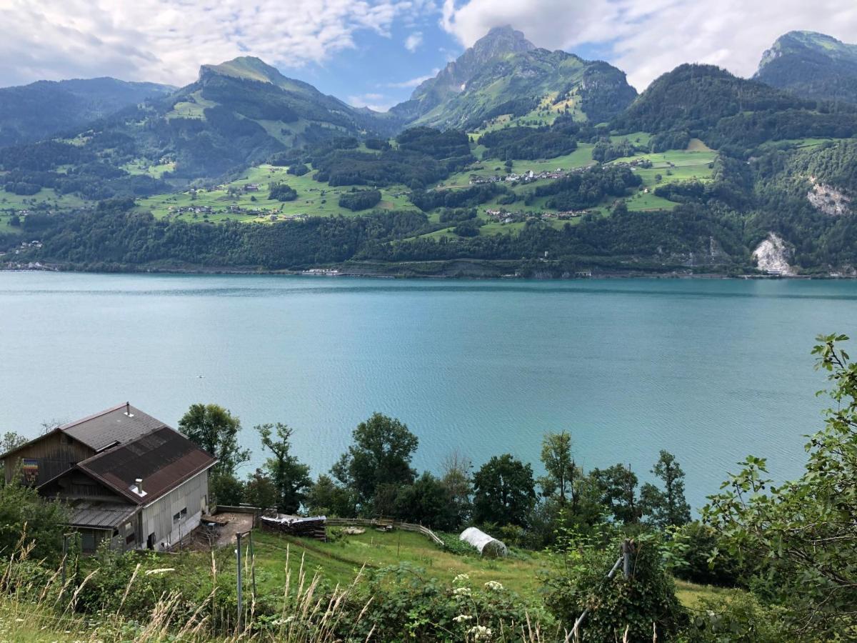 Luxurioeses Galerie-Penthouse Direkt Am Walensee Unterterzen Zewnętrze zdjęcie